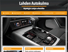 Tablet Screenshot of lahdenautokulma.fi